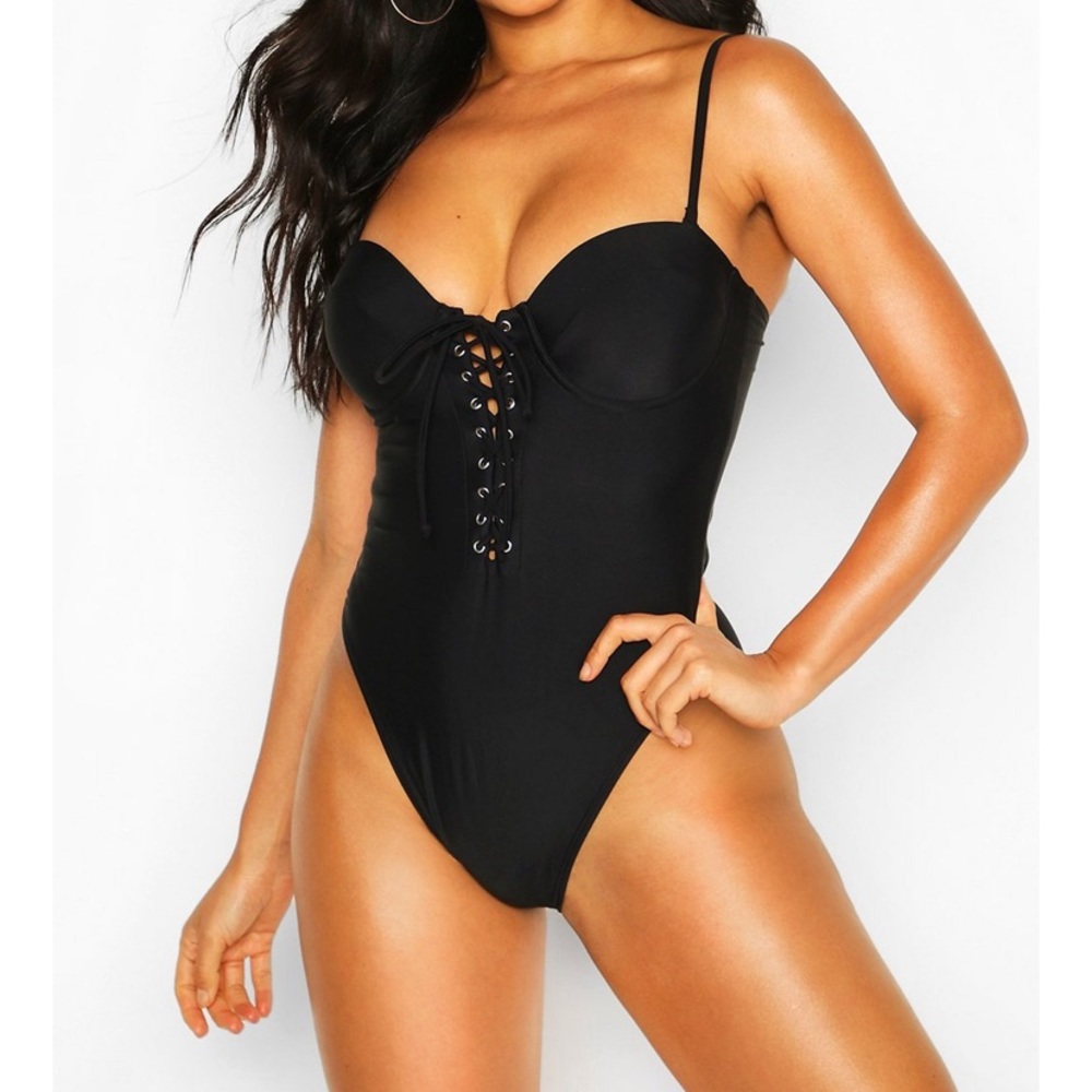 Laceup swimsuit